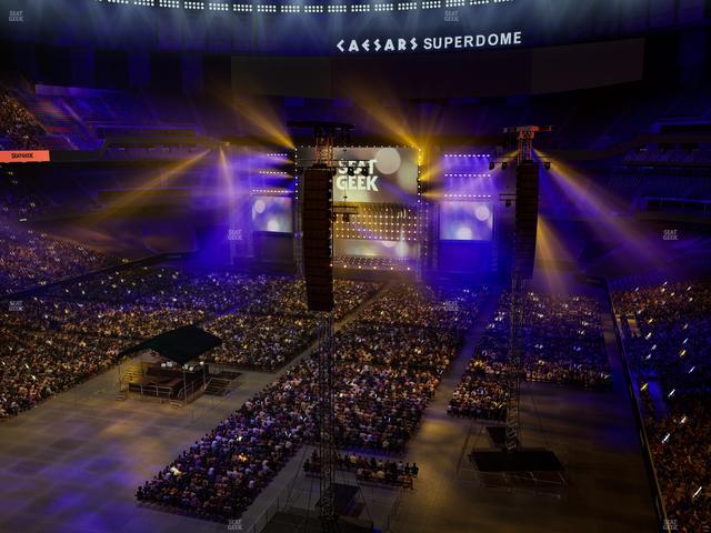 Caesars Superdome - Section 649 Seat View