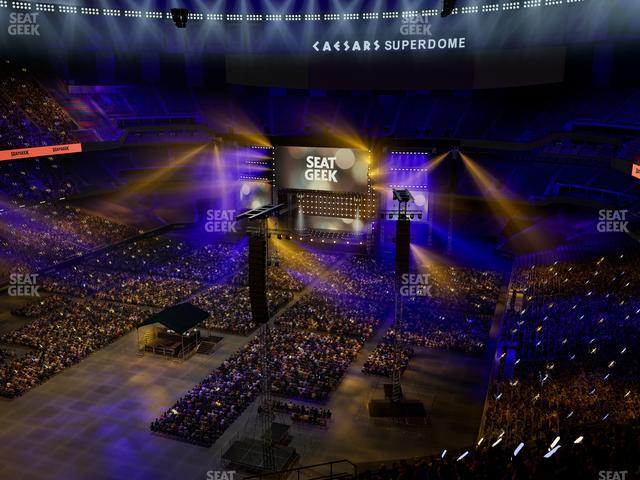 Caesars Superdome - Section 649 Seat View Caesars Superdome - Section 649 Seat View