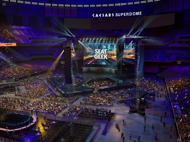 Caesars Superdome - Section 649 Seat View