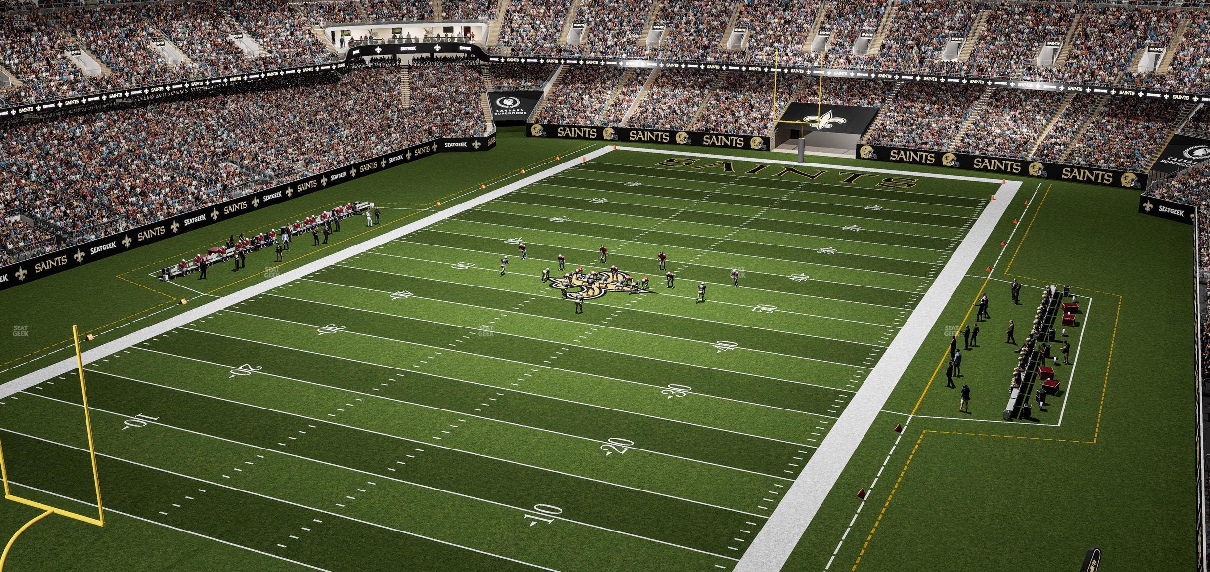 Caesars Superdome - Section 649 Seat View