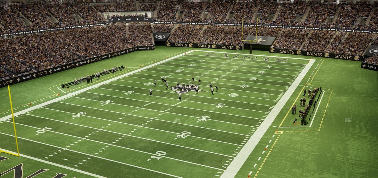 Caesars Superdome - Section 649 Seat View