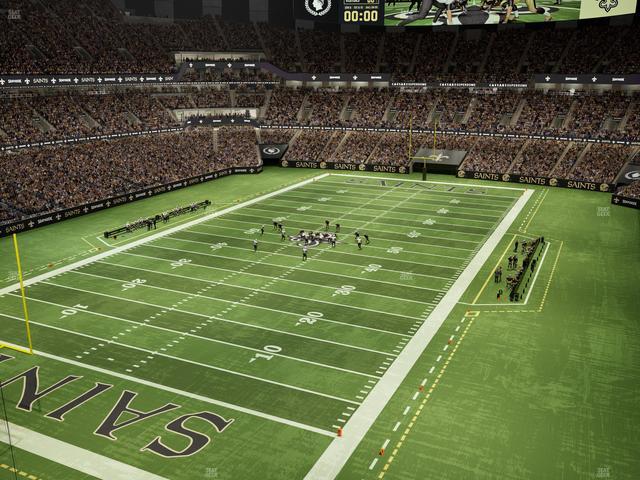 Caesars Superdome - Section 649 Seat View