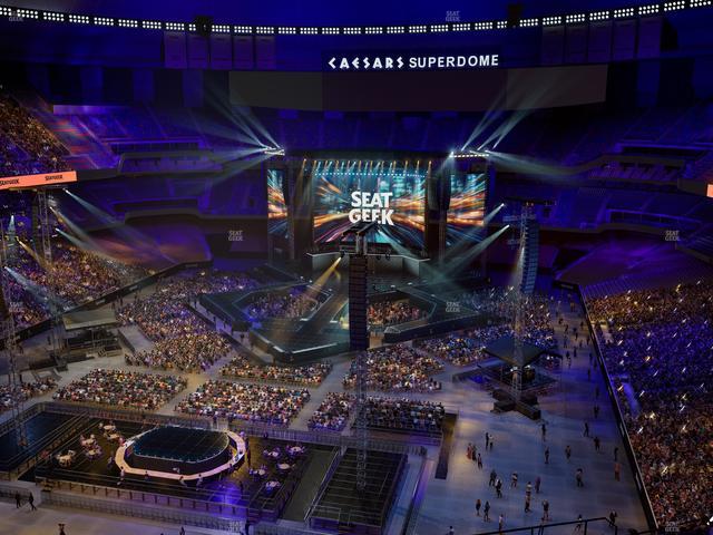 Caesars Superdome - Section 650 Seat View