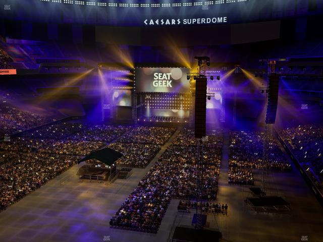 Caesars Superdome - Section 650 Seat View