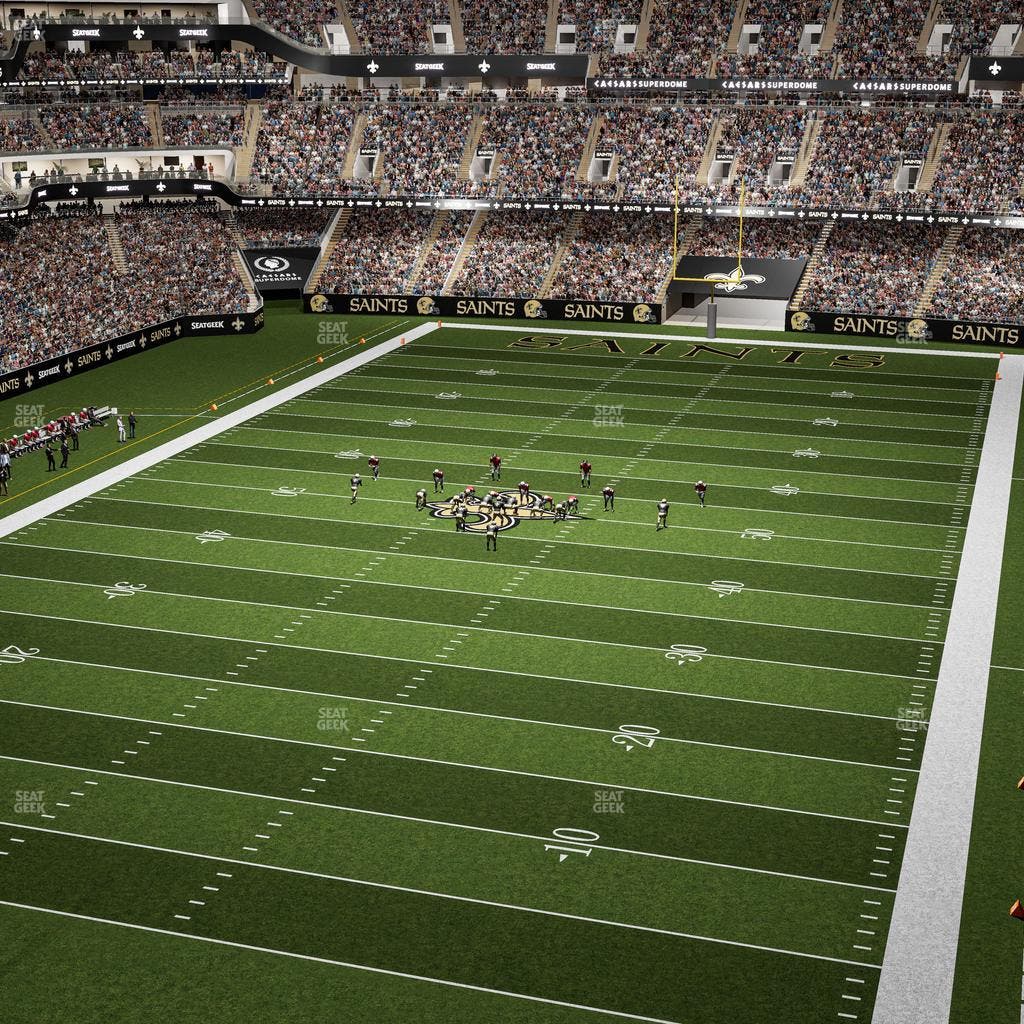 Caesars Superdome - Section 650 Seat View