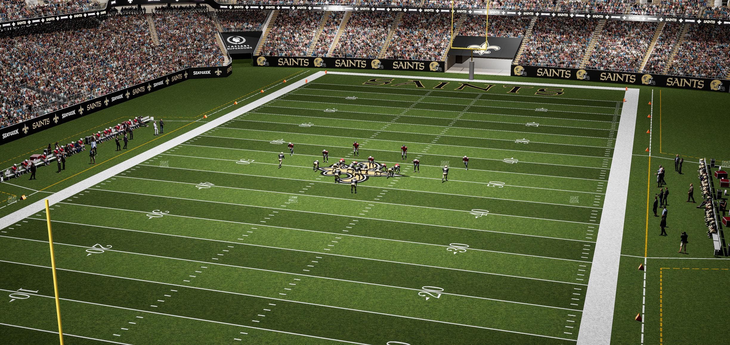 Caesars Superdome - Section 650 Seat View