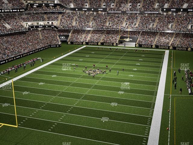 Caesars Superdome - Section 650 Seat View