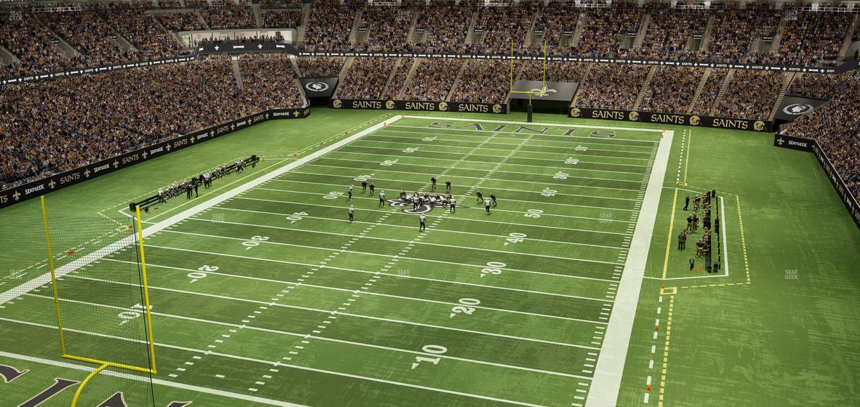 Caesars Superdome - Section 650 Seat View