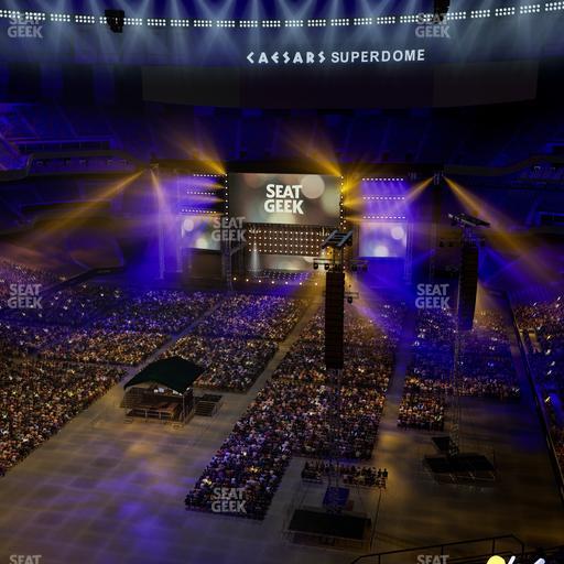 Caesars Superdome - Section 650 Seat View