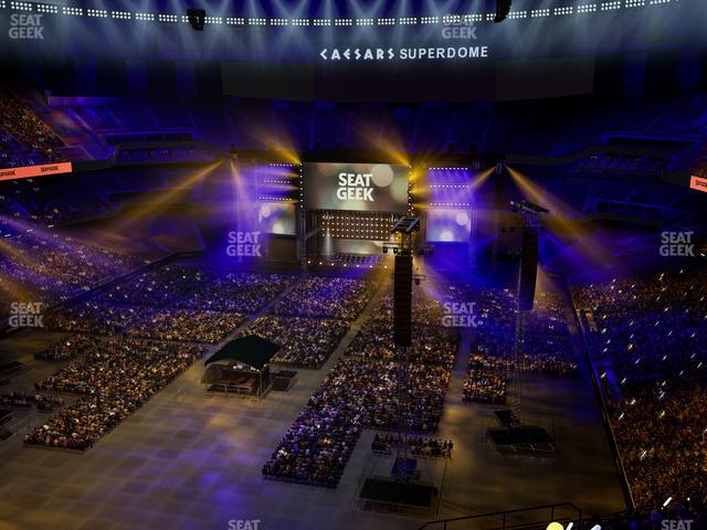 Caesars Superdome - Section 650 Seat View Caesars Superdome - Section 650 Seat View