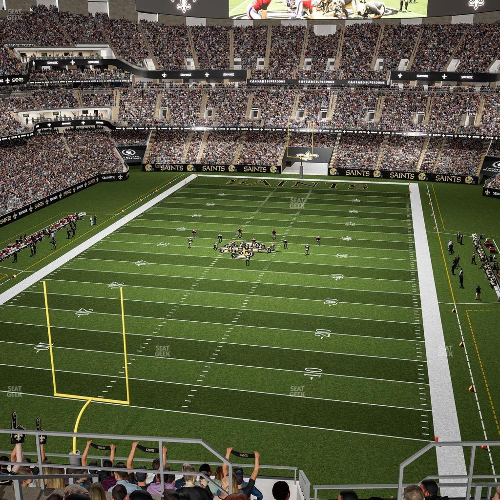 Caesars Superdome - Section 651 Seat View