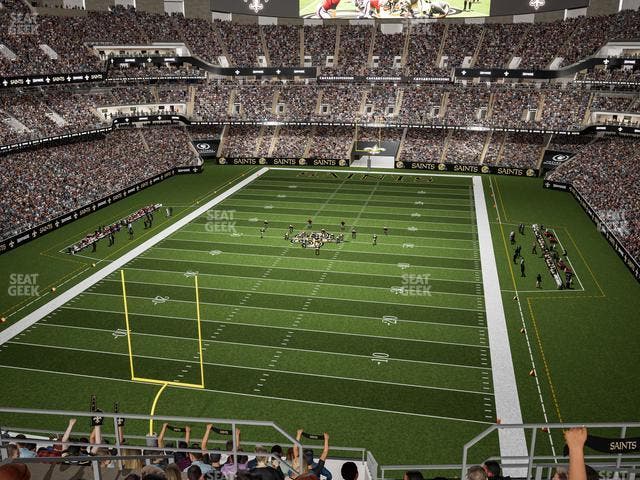 Caesars Superdome - Section 651 Seat View