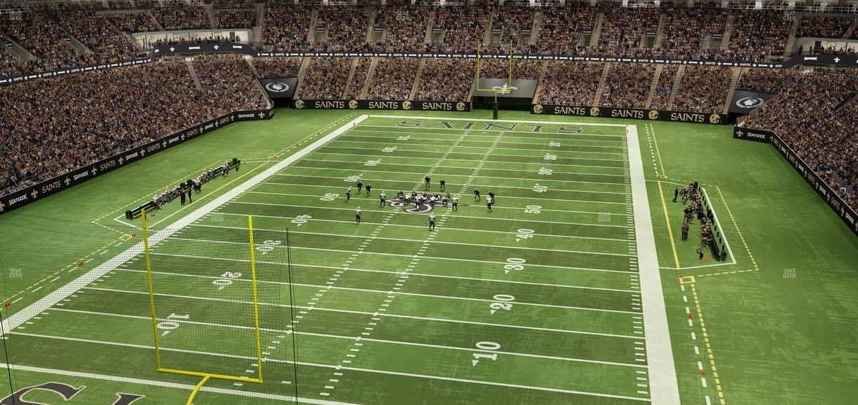 Caesars Superdome - Section 651 Seat View