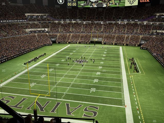 Caesars Superdome - Section 651 Seat View