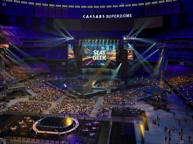 Caesars Superdome - Section 651 Seat View