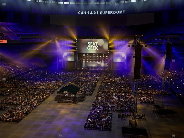 Caesars Superdome - Section 651 Seat View