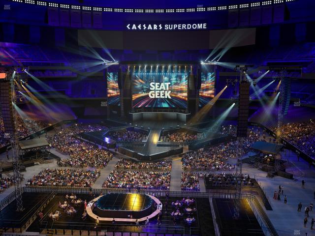 Caesars Superdome - Section 652 Seat View