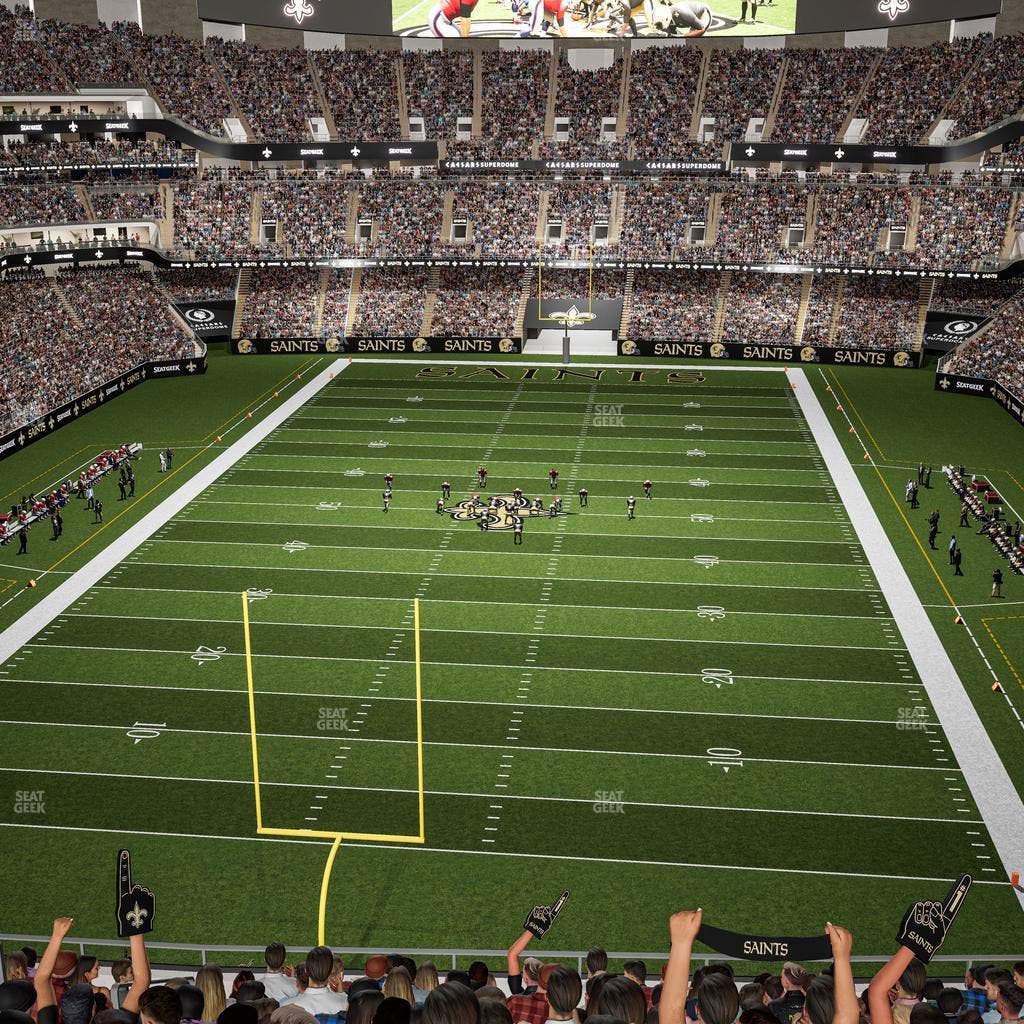 Caesars Superdome - Section 652 Seat View