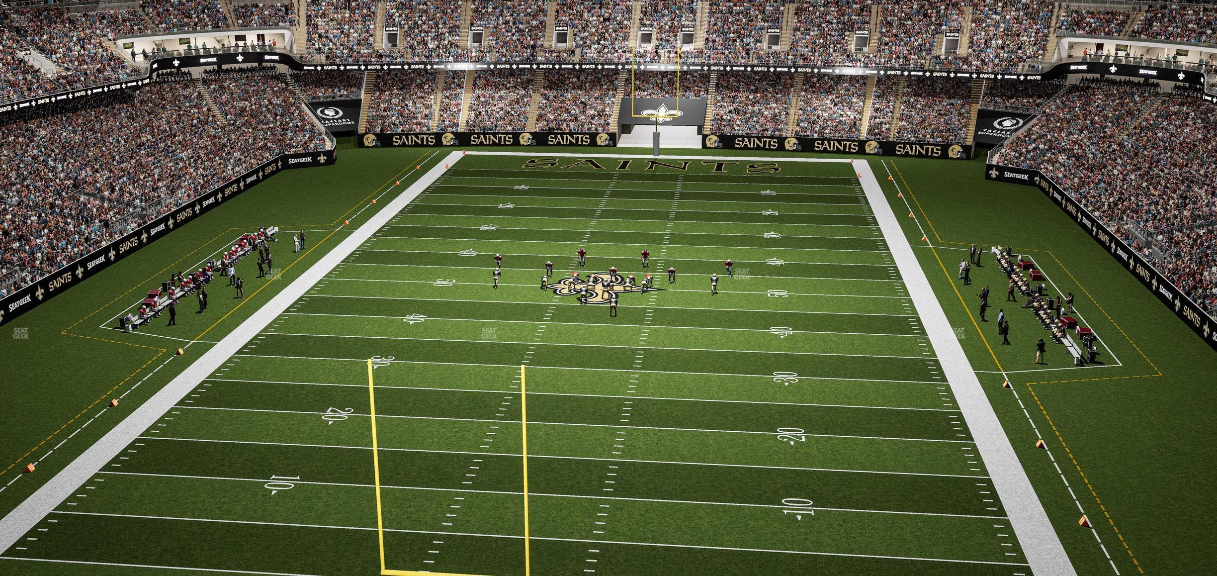 Caesars Superdome - Section 652 Seat View