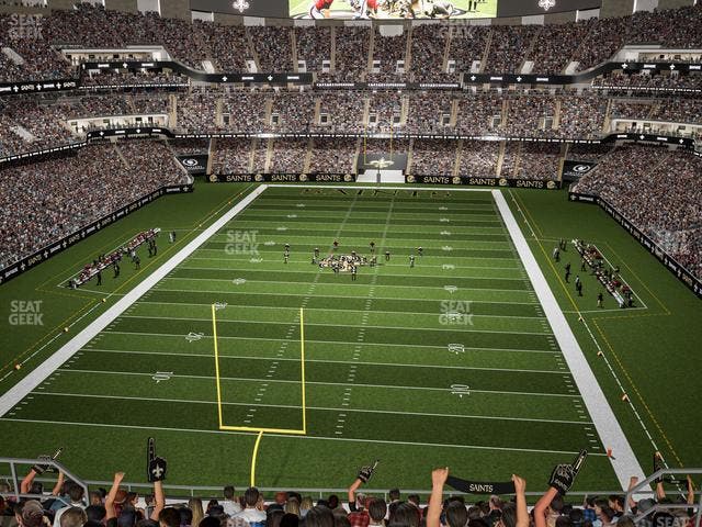 Caesars Superdome - Section 652 Seat View