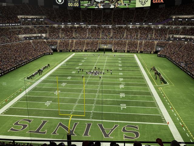Caesars Superdome - Section 652 Seat View