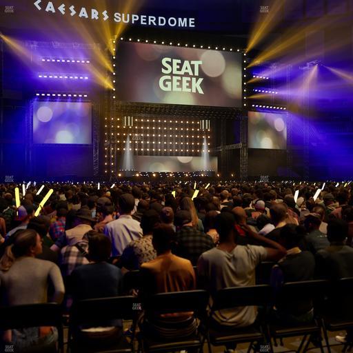 Caesars Superdome - Section Ada Hl Seat View