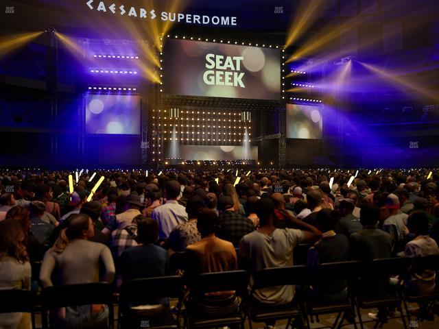 Caesars Superdome - Section Ada Hl Seat View