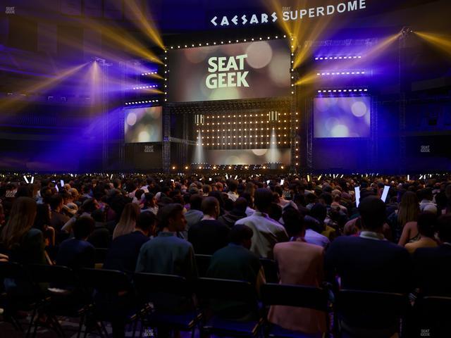 Caesars Superdome - Section Ada Hr Seat View