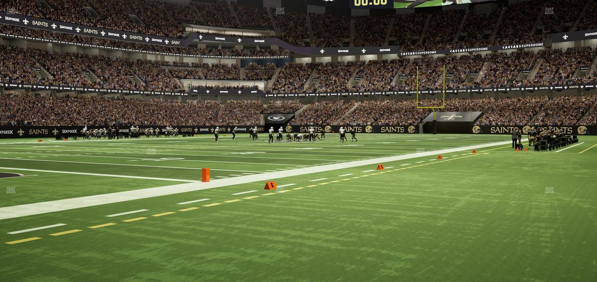 Caesars Superdome - Section Field Suite 1 Seat View