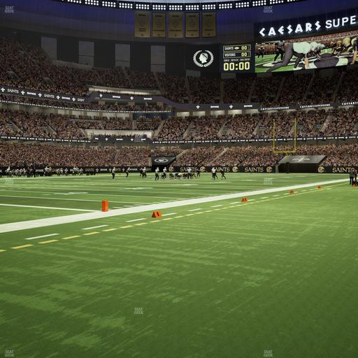 Caesars Superdome - Section Field Suite 1 Seat View