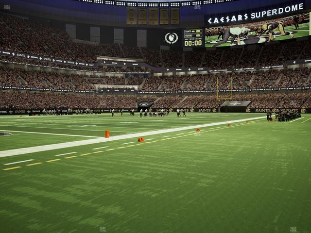 Caesars Superdome - Section Field Suite 1 Seat View
