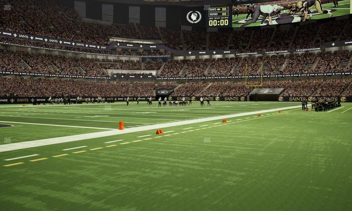 Caesars Superdome - Section Field Suite 1 Seat View
