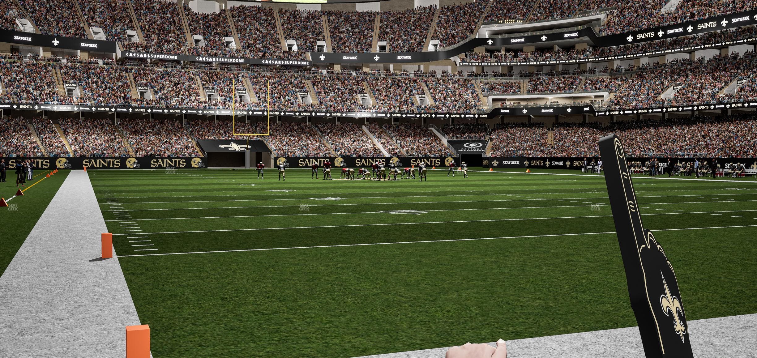 Caesars Superdome - Section Field Suite 10 Seat View