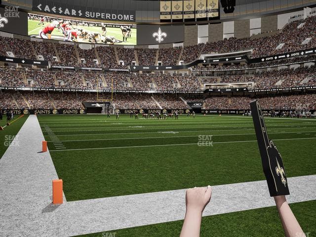 Caesars Superdome - Section Field Suite 10 Seat View