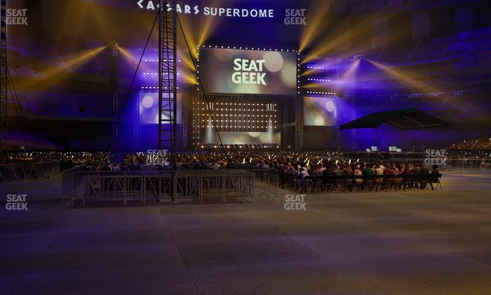 Caesars Superdome - Section Field Suite 10 Seat View