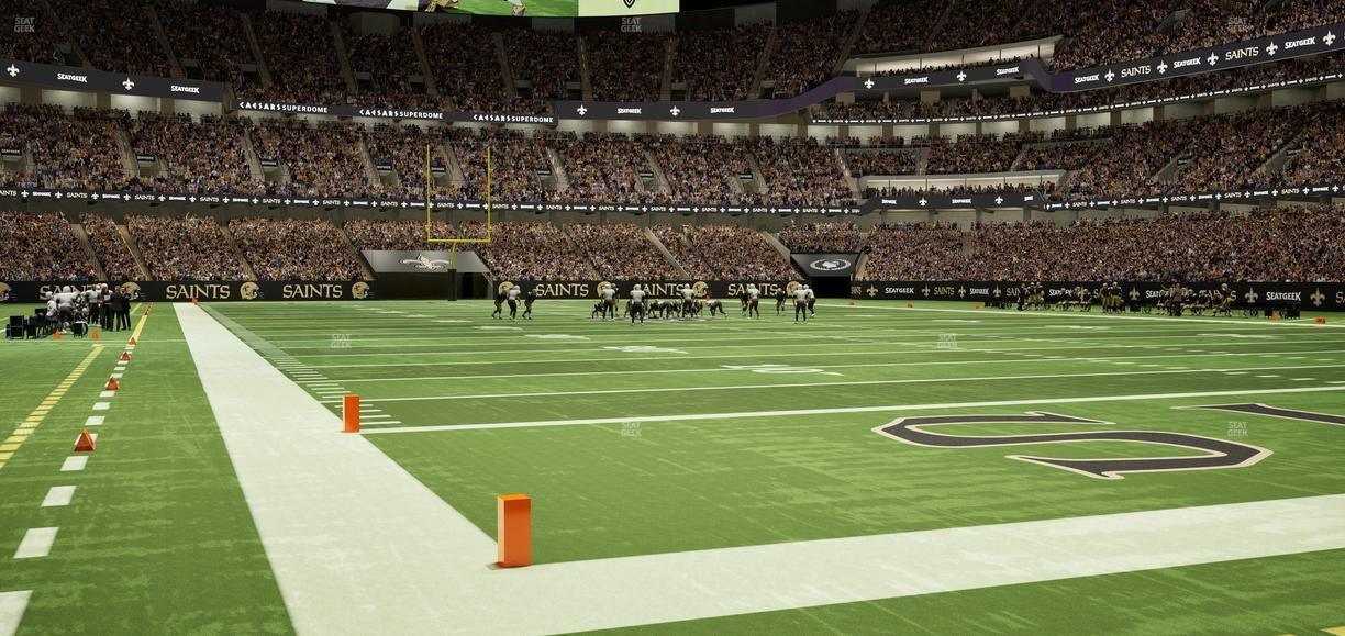 Caesars Superdome - Section Field Suite 10 Seat View