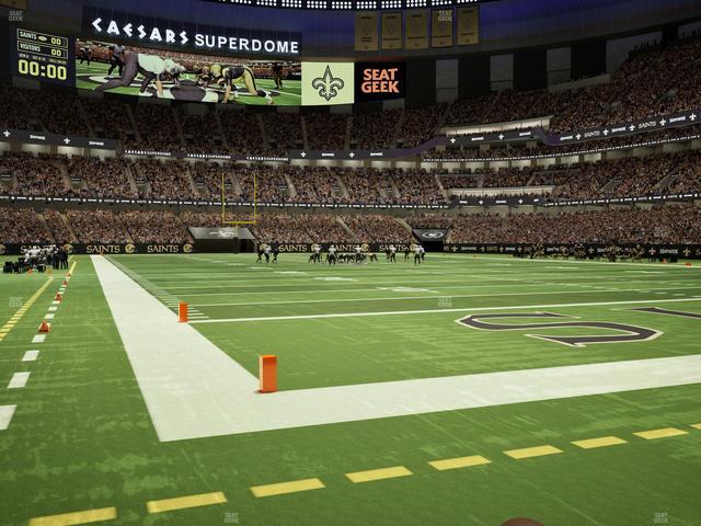 Caesars Superdome - Section Field Suite 10 Seat View