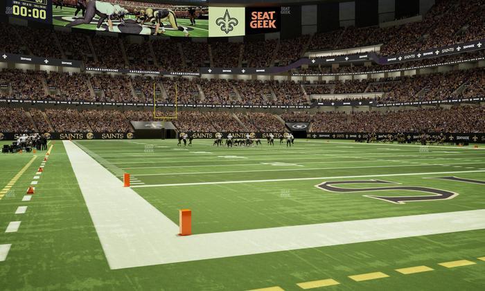 Caesars Superdome - Section Field Suite 10 Seat View