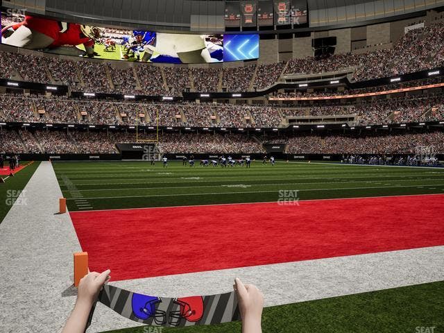 Caesars Superdome - Section Field Suite 10 Seat View