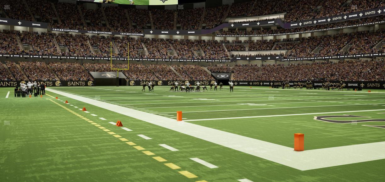 Caesars Superdome - Section Field Suite 11 Seat View
