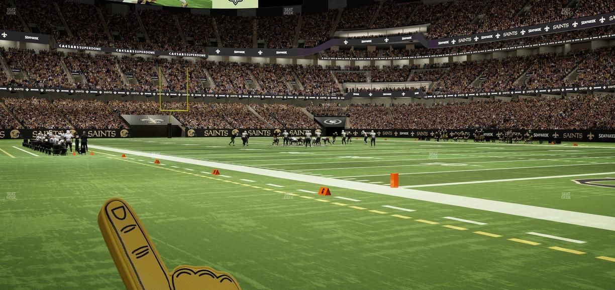 Caesars Superdome - Section Field Suite 12 Seat View