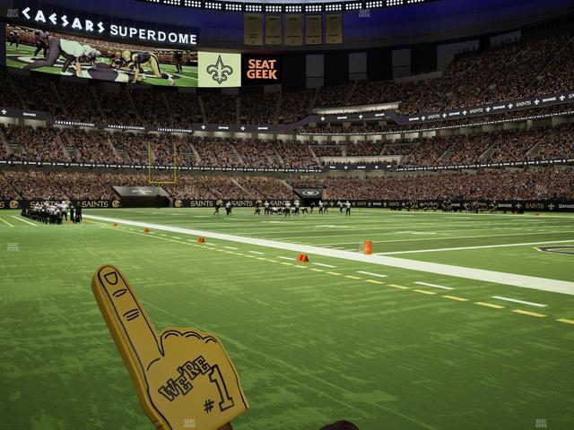 Caesars Superdome - Section Field Suite 12 Seat View