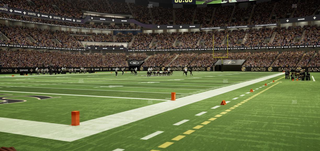 Caesars Superdome - Section Field Suite 2 Seat View