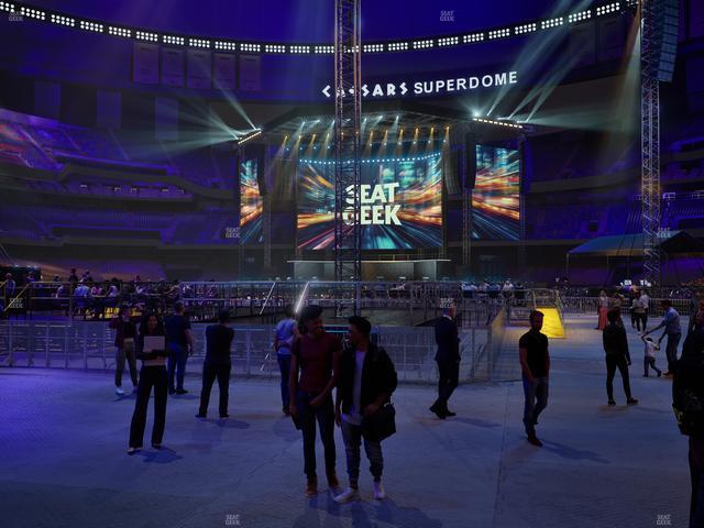 Caesars Superdome - Section Field Suite 3 Seat View