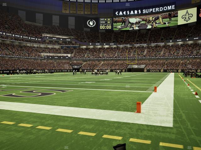 Caesars Superdome - Section Field Suite 3 Seat View
