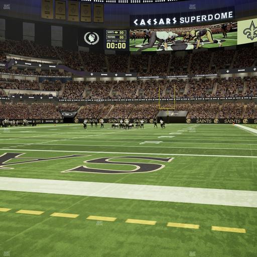Caesars Superdome - Section Field Suite 4 Seat View