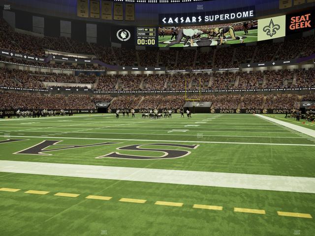 Caesars Superdome - Section Field Suite 4 Seat View