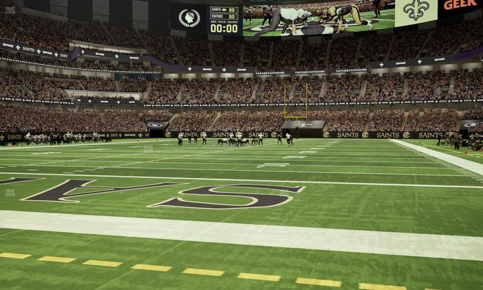 Caesars Superdome - Section Field Suite 4 Seat View