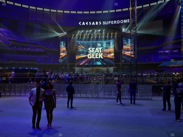 Caesars Superdome - Section Field Suite 4 Seat View
