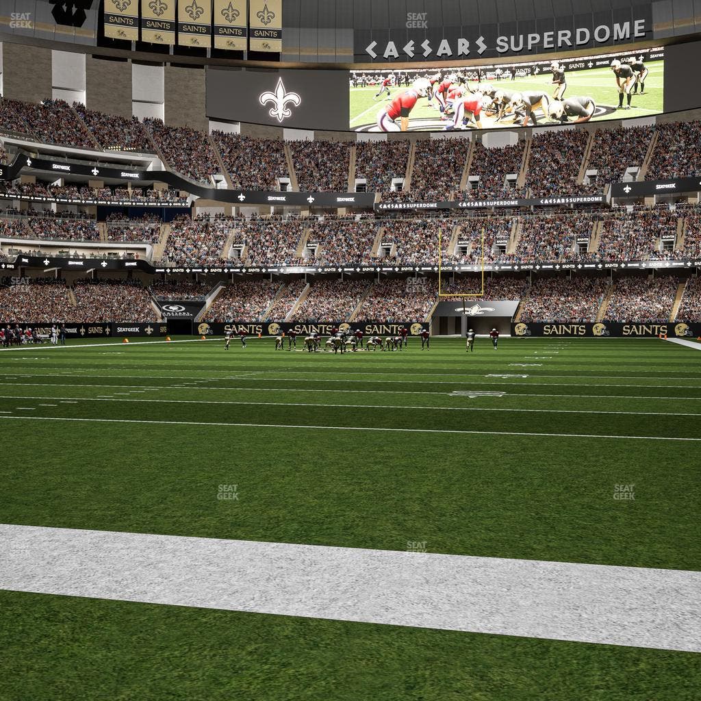 Caesars Superdome - Section Field Suite 4 Seat View